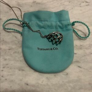Tiffany and Co. spiral sterling silver necklace